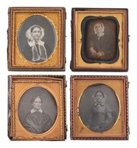 [EARLY PHOTOGRAPHY]. 30 sixth plate daguerreotypes of middle aged and elderly women.