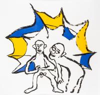 (CALDER, ALEXANDER) CALDWELL, ERSKINE. The Sacrilege of Alan Kent. Paris, 1976. Limited, signed. Calder's last illustrated book.