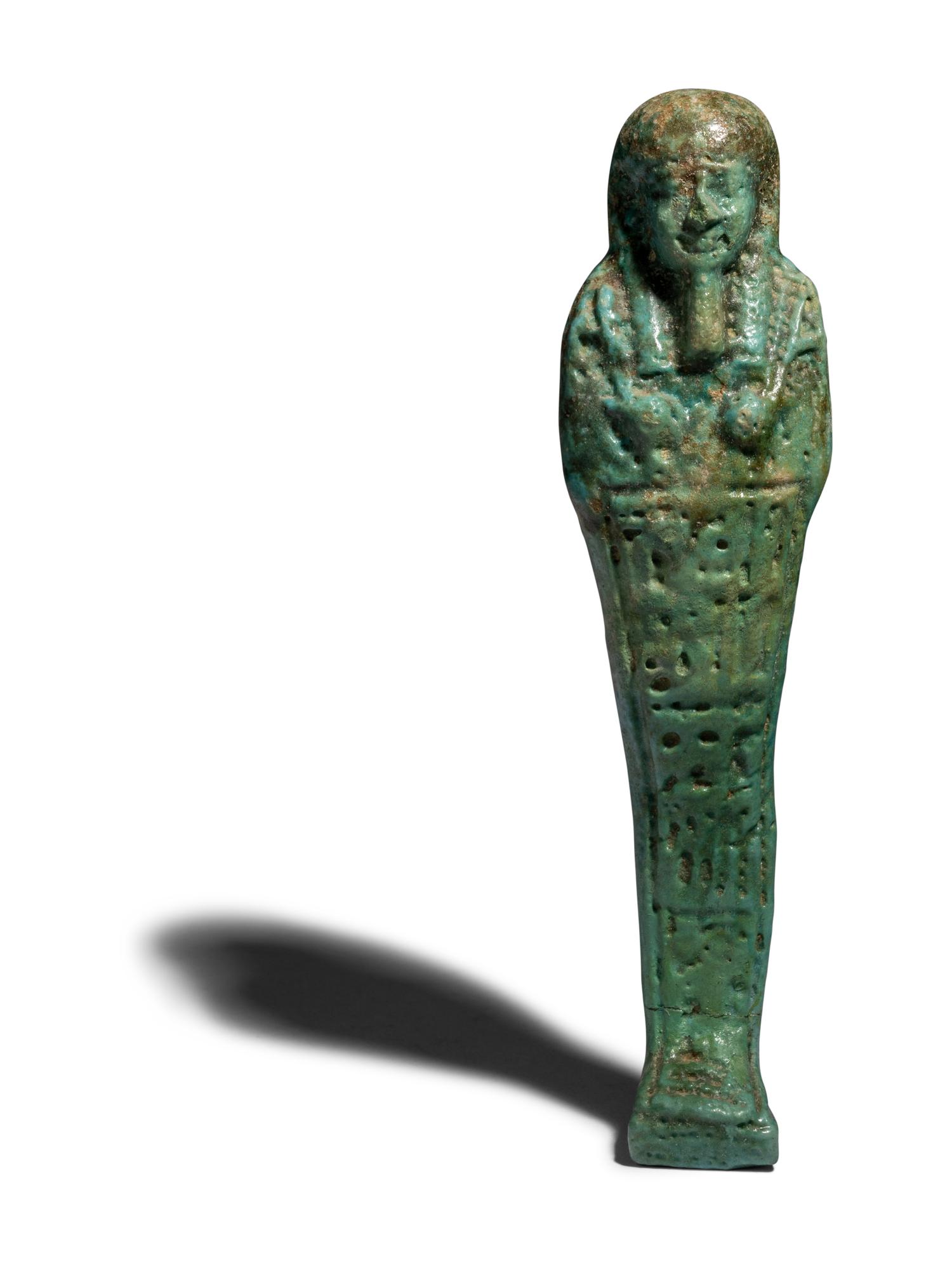 An Egyptian Faience Ushabti