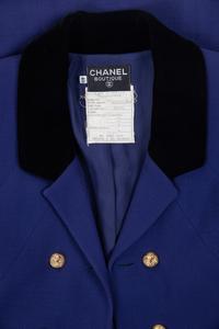 Chanel Wool and Velvet Jacket, 1980-90s
