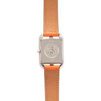 HERMÈS, REF. CC1.210 STAINLESS STEEL 'CAPE COD' WATCH