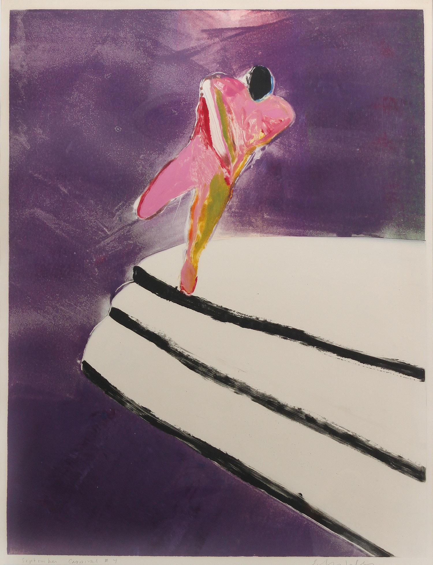 Fritz Scholder, (American, 1937-2005), September Carnival #4