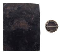 [AFRICAN AMERICANA] -- [EARLY PHOTOGRAPHY]. A group of 3 photographs of African American subjects, incl. tintypes and brooch.
