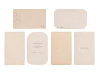 [LINCOLNIANA]. 14 CDVs related to Lincoln and his family, incl. mourning images.