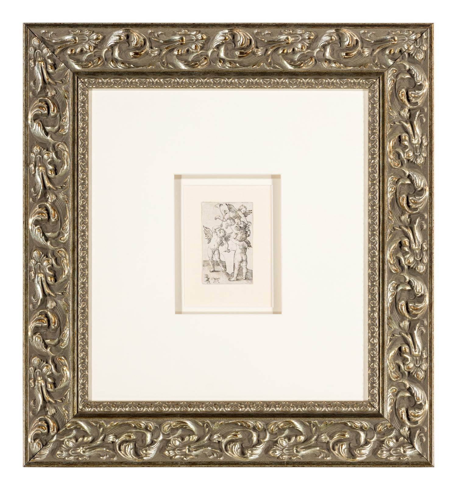 Three Putti With Shield and Helme t, ca. 1500