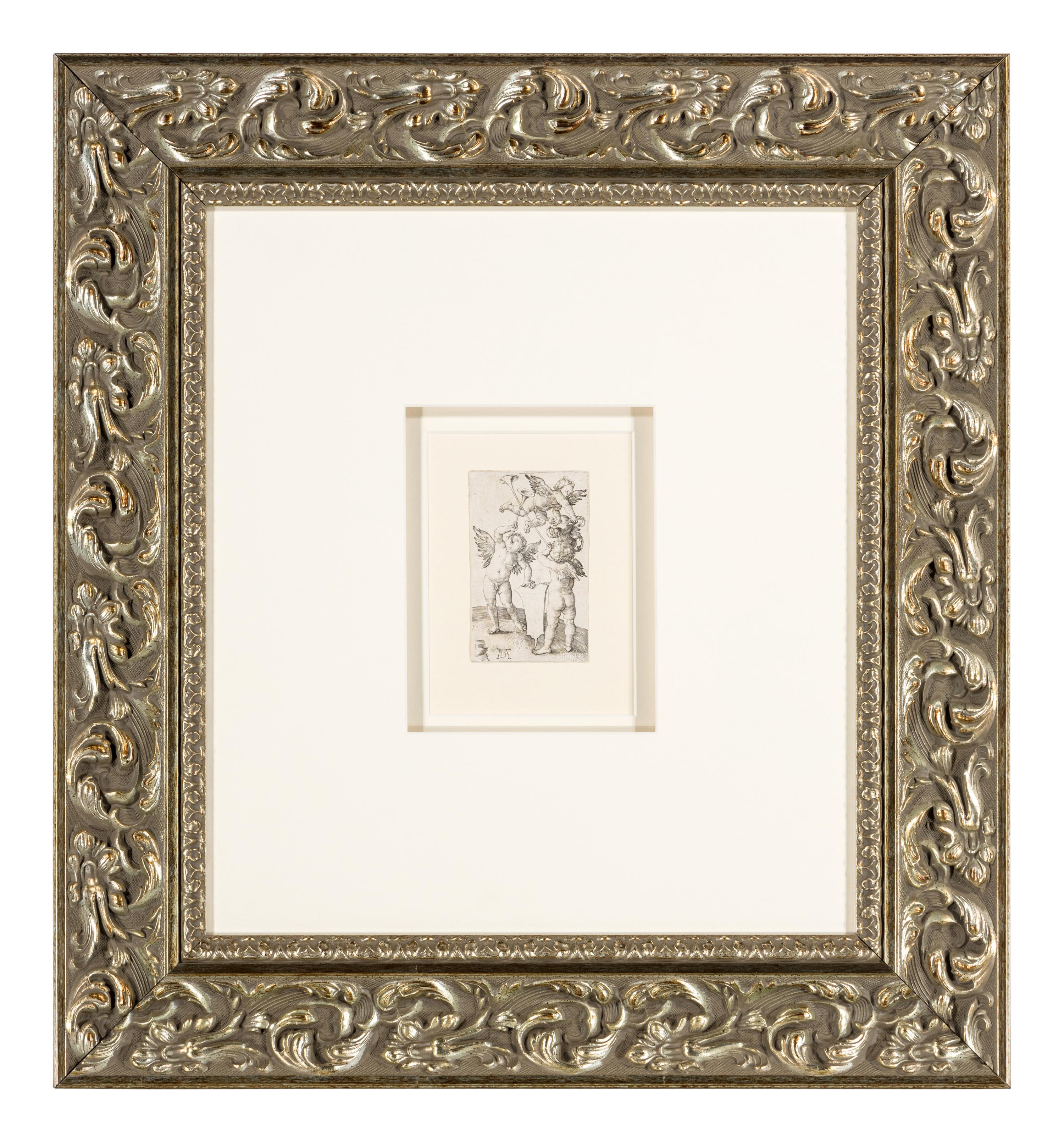 Three Putti With Shield and Helme t, ca. 1500