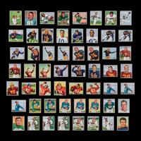 A Collection of 1950 Bowman Football Cards Including Multiple Hall of Famers and Rookies (210)