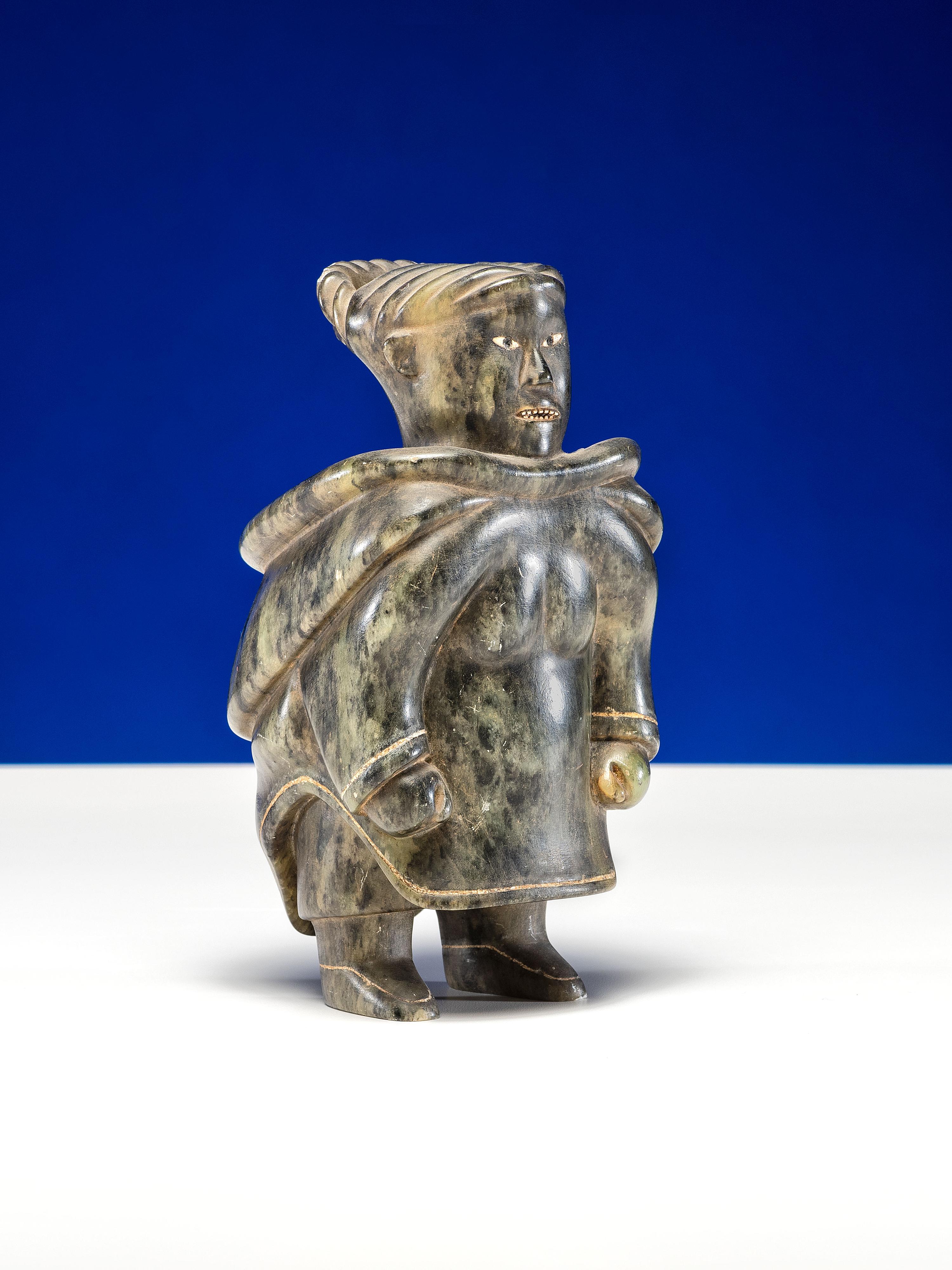 Figural Soapstone Carving