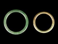Two Chinese Hardstone Bangles