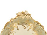 An English Porcelain Dessert Service Plate
