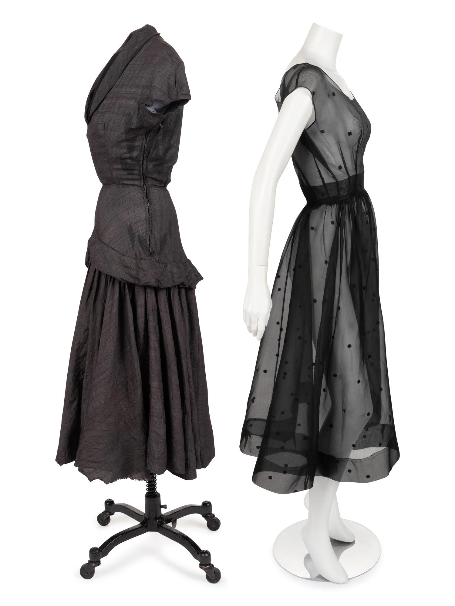Two Designer Dresses: Attributed to Eisa, ca. 1950