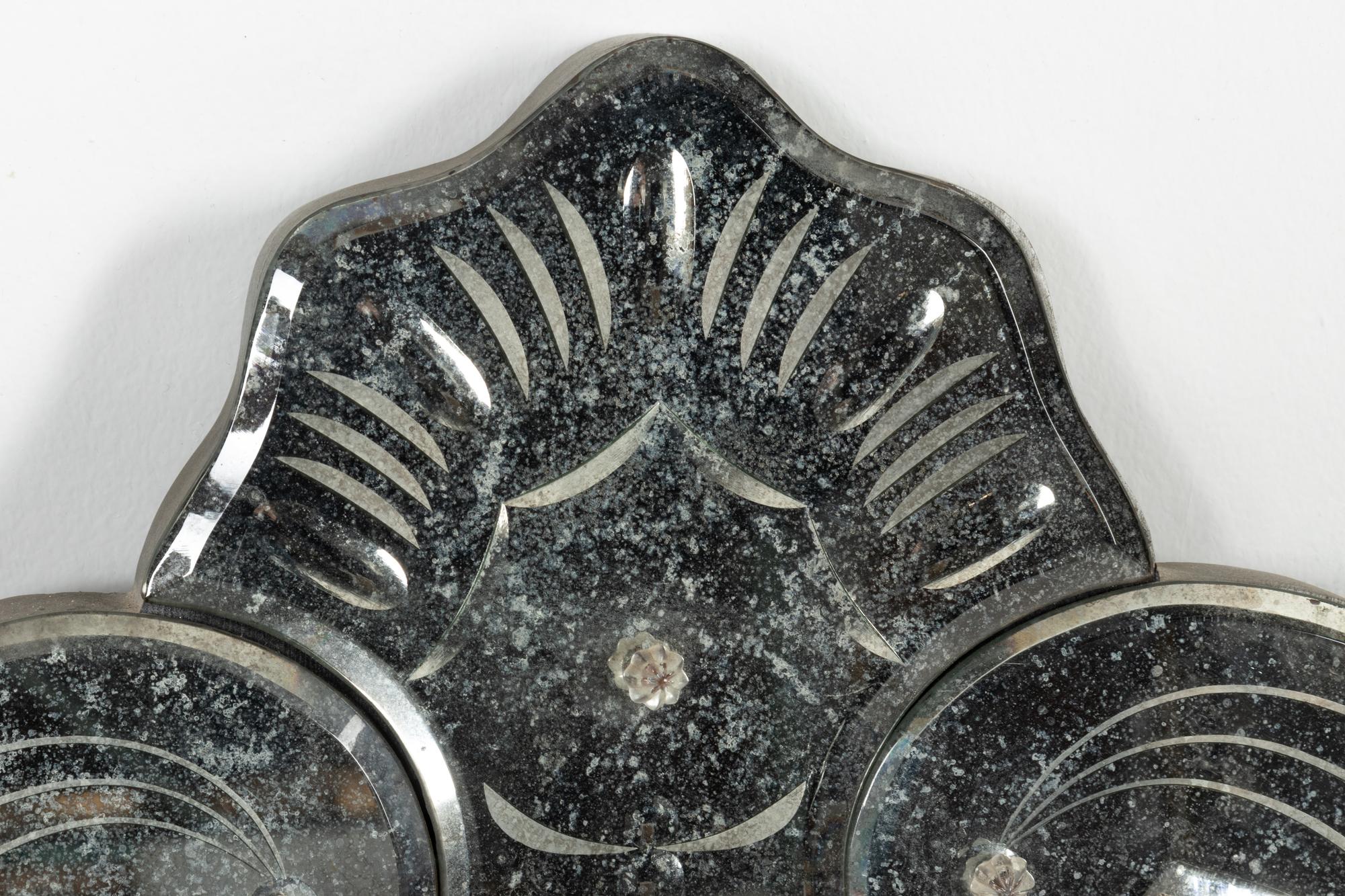A Venetian Glass Mirror