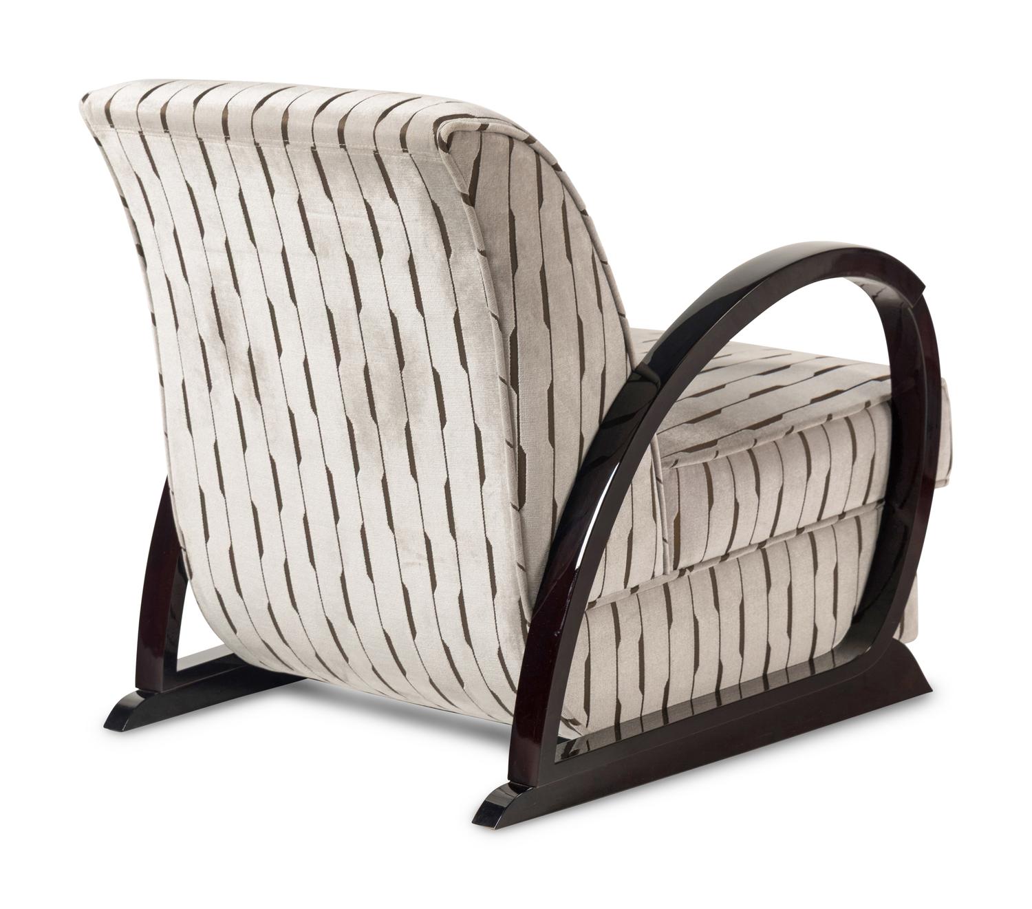 A Pair of Hugues Chevalier Sycamore Liberty Armchairs