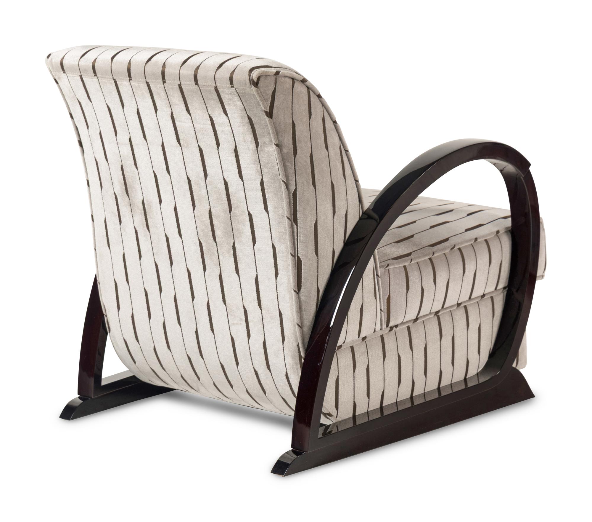 A Pair of Hugues Chevalier Sycamore Liberty Armchairs