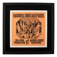 [MUSIC]. CRUMB, Robert, artist. Maxwell Street Alley Blues. Big John Wrencher and his Maxwell Street Blues Boys . [ With: ] 3 posters promoting Blues performances.