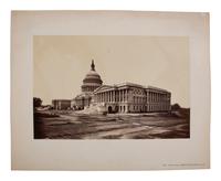 [EARLY PHOTOGRAPHY]. The Capitol, Washington, US. Ca 1870.