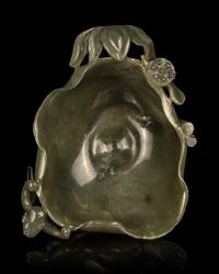 Three Chinese Spinach Jade Articles