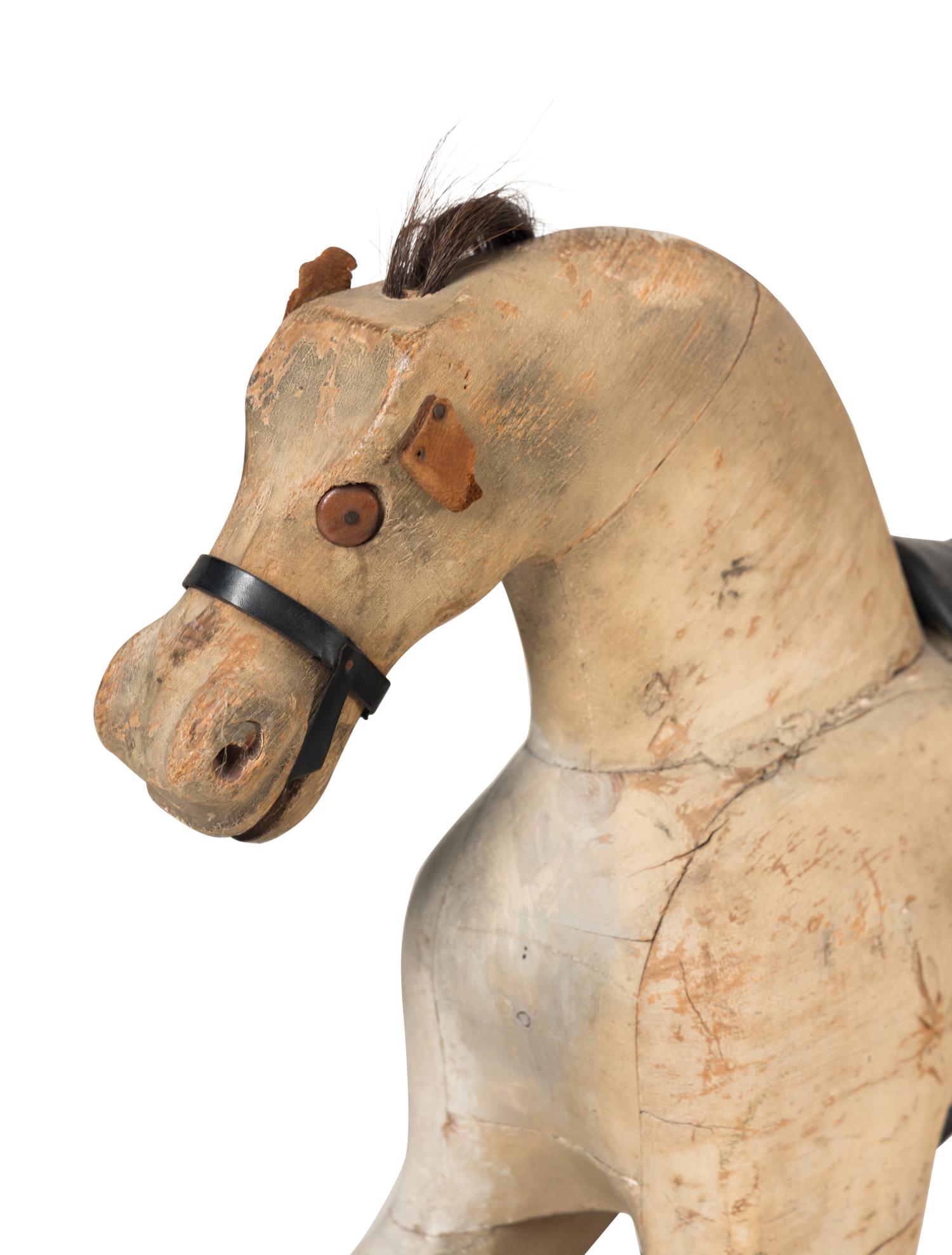 A Polychrome Painted Carousel Horse