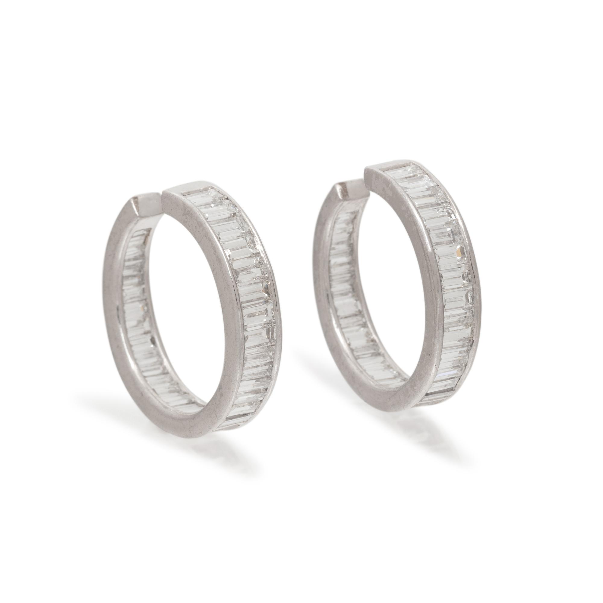DIAMOND HOOP EARRINGS