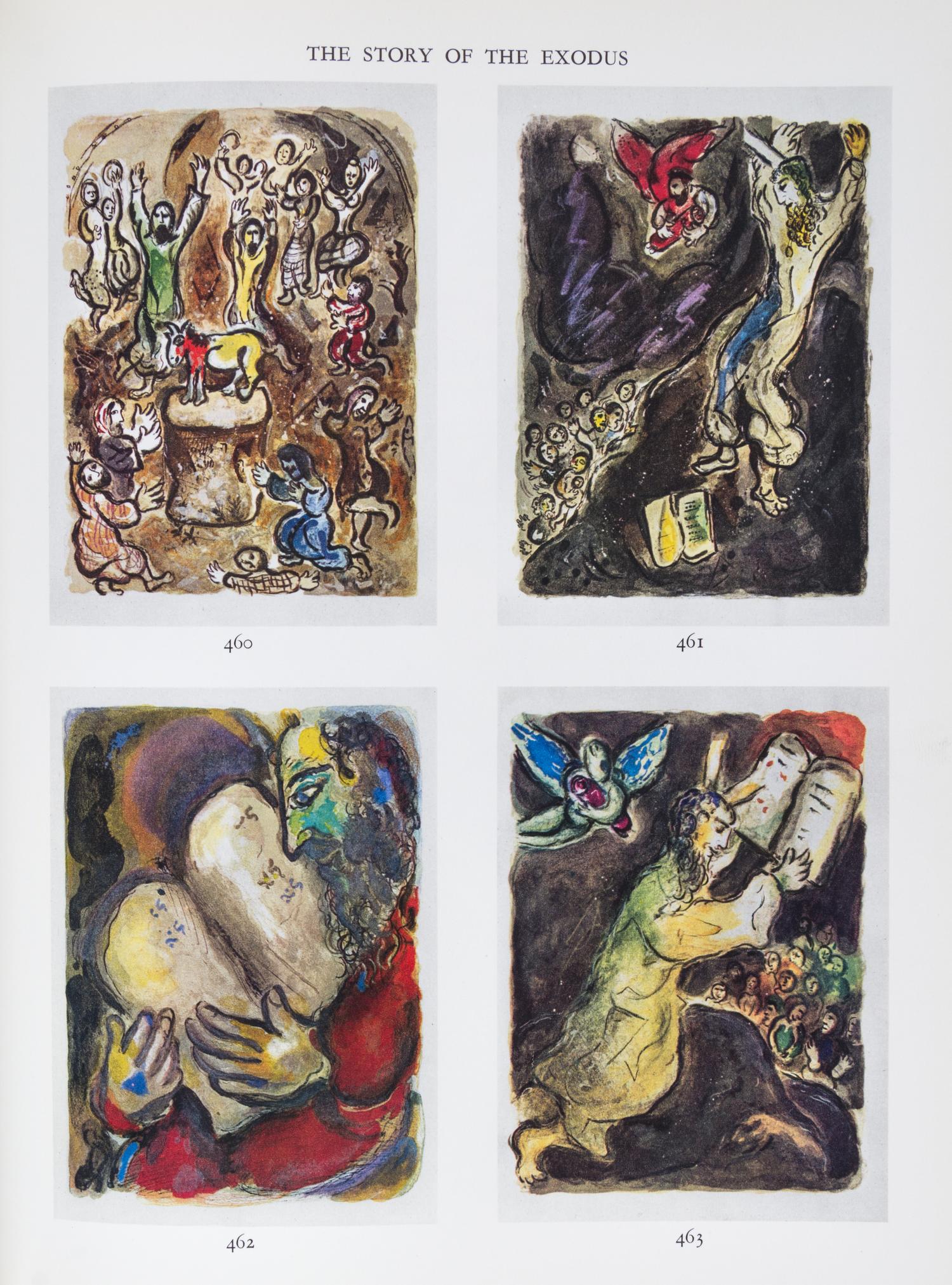 (CHAGALL, MARC) MOURLOT, FERNAND. Chagall lithograph III. Boston, (1969). Original litho. dj and frontispiece.