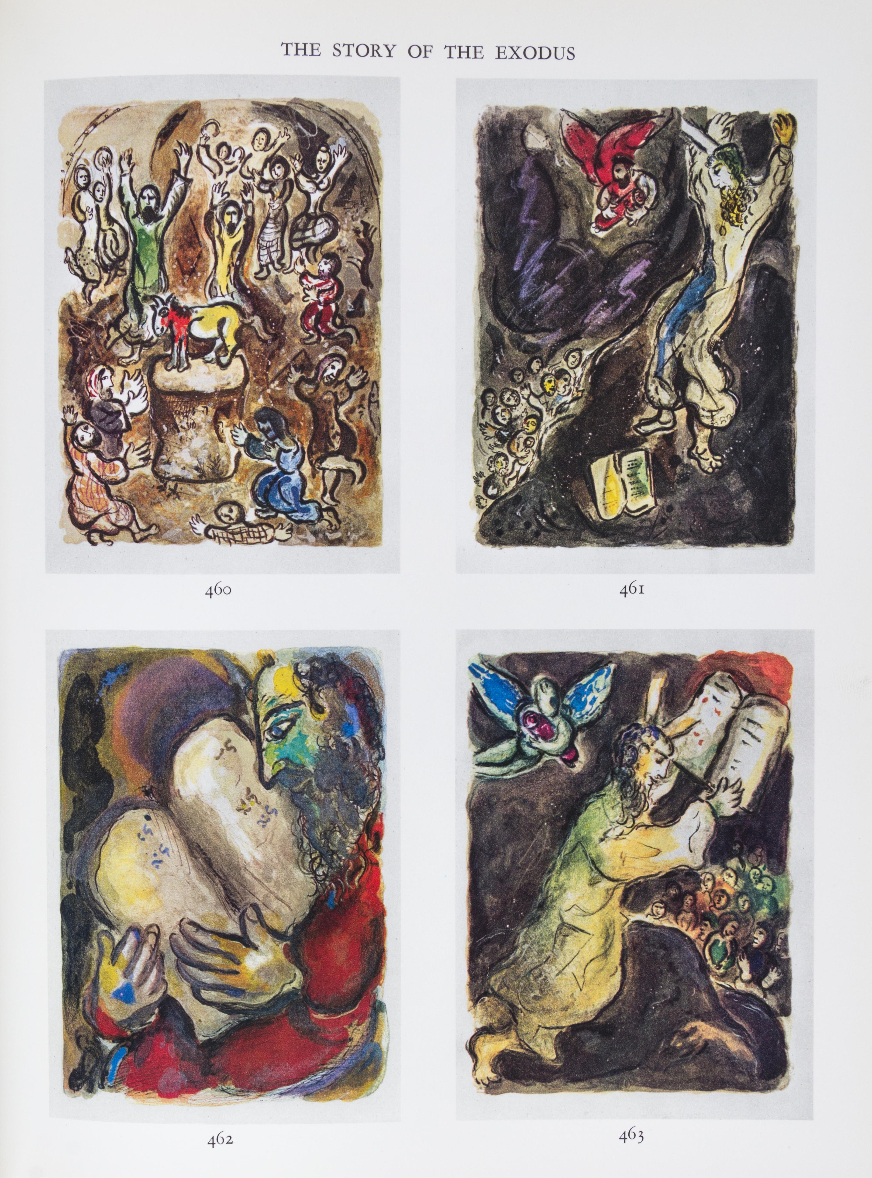 (CHAGALL, MARC) MOURLOT, FERNAND. Chagall lithograph III. Boston, (1969). Original litho. dj and frontispiece.