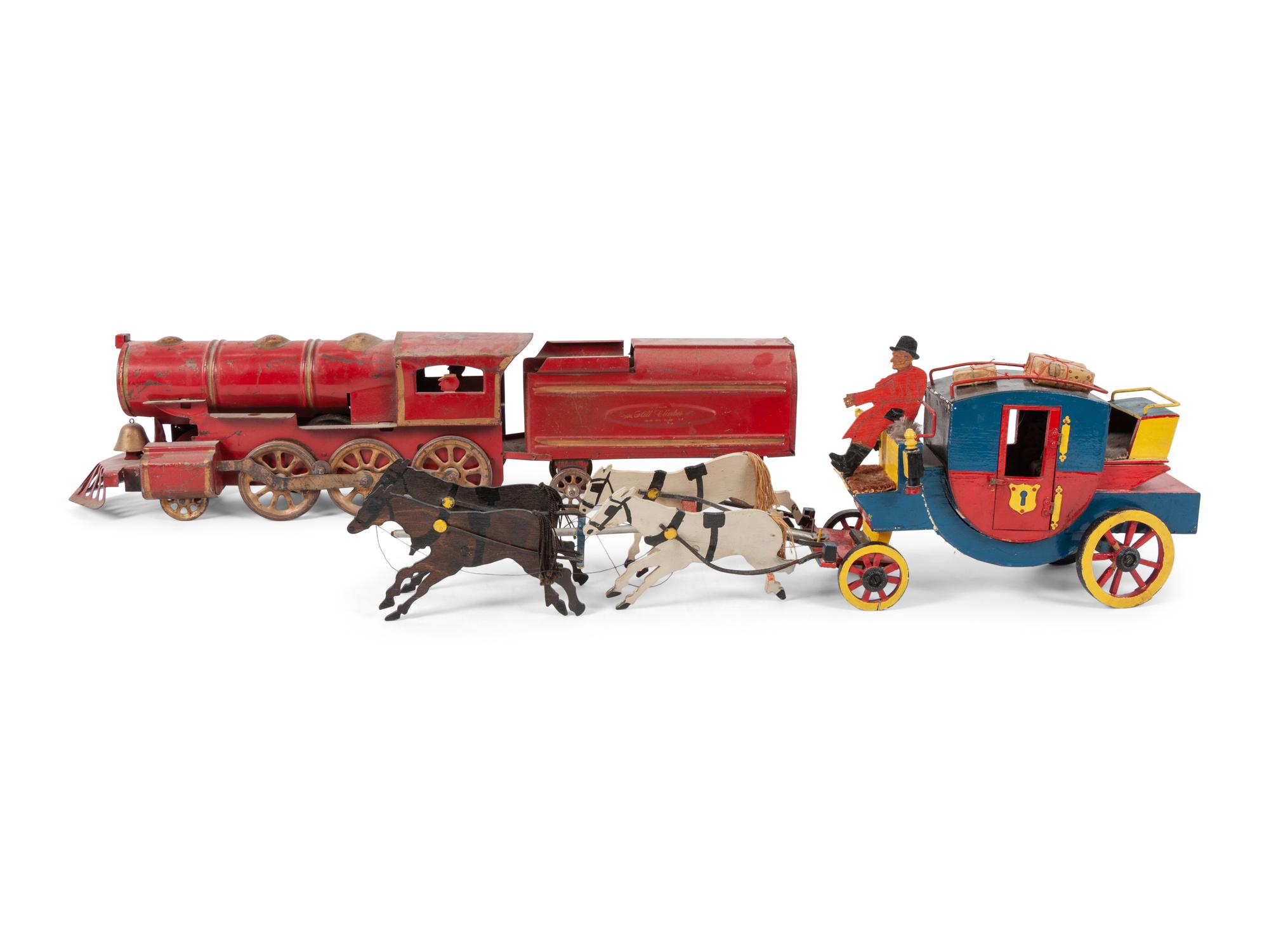 A Group of Five Childs Toys