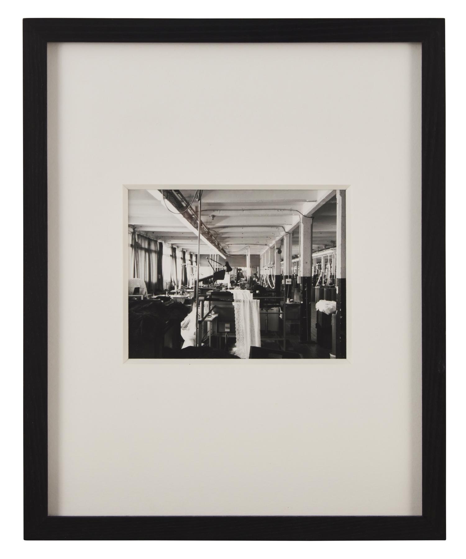 Finishing Room , Jacquartronic Bobbin Array #2, and Quality Control (a group of 3 works), 1993