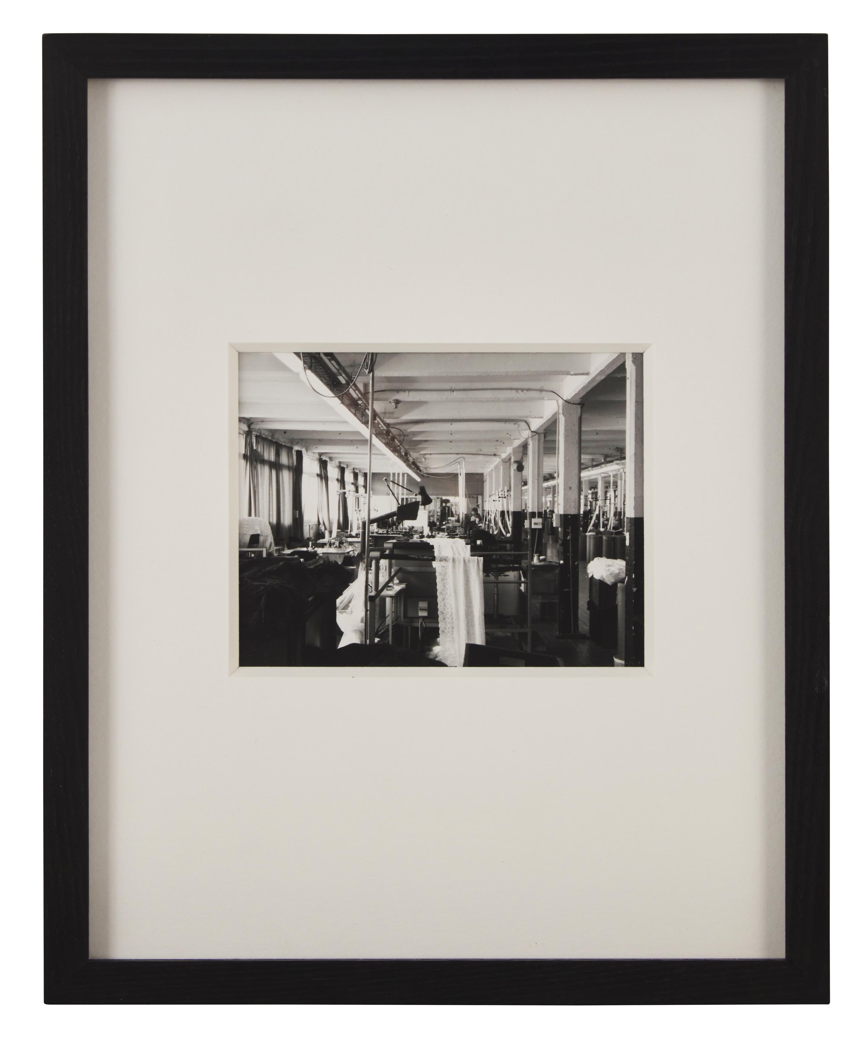 Finishing Room , Jacquartronic Bobbin Array #2, and Quality Control (a group of 3 works), 1993