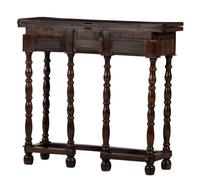 A William and Mary Style Walnut Flip-Top Gateleg Table
