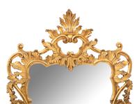 An Italian Rococo Style Giltwood Mirror