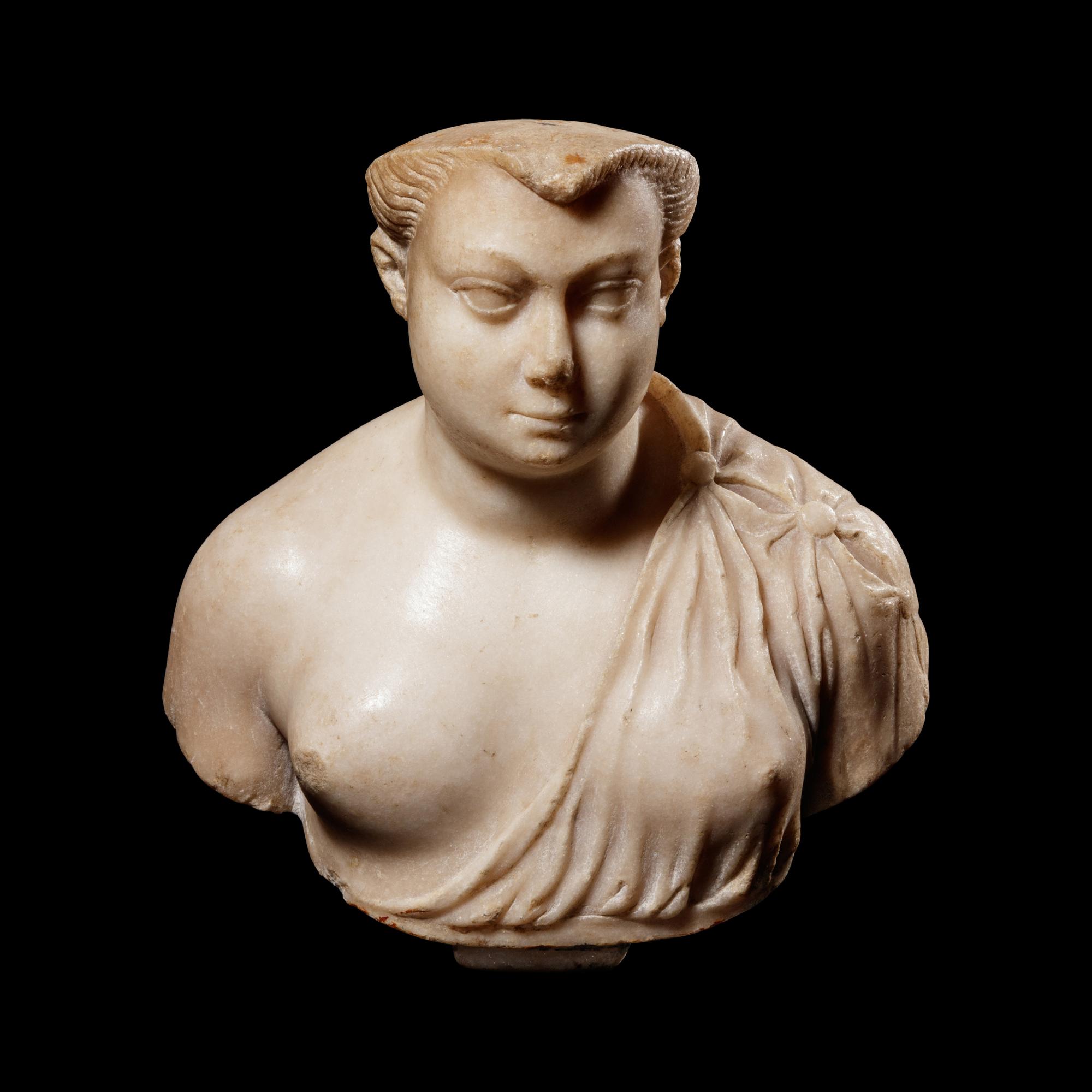 A Roman Marble Bust of a Woman