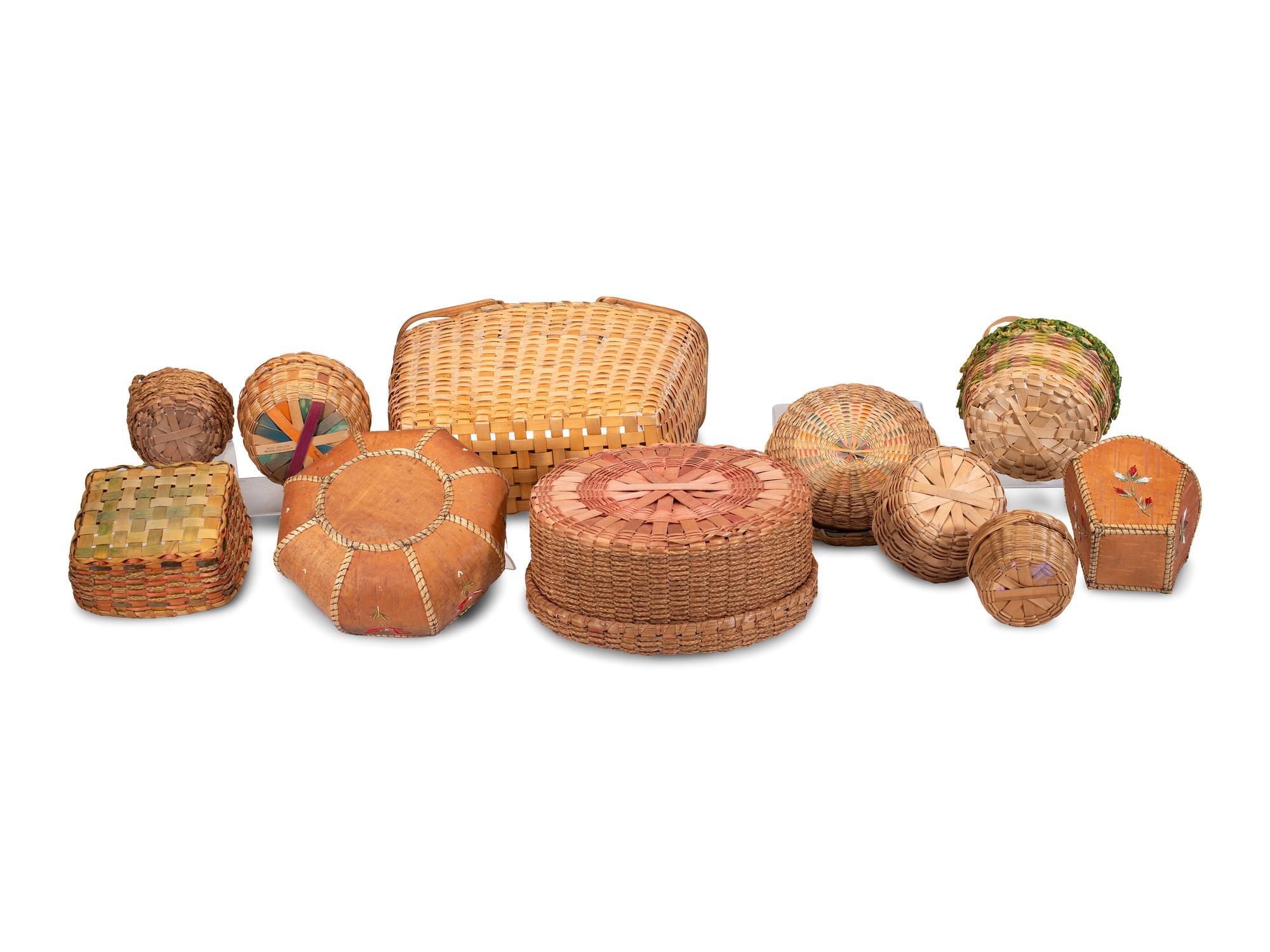 Assortment of Great Lakes Baskets