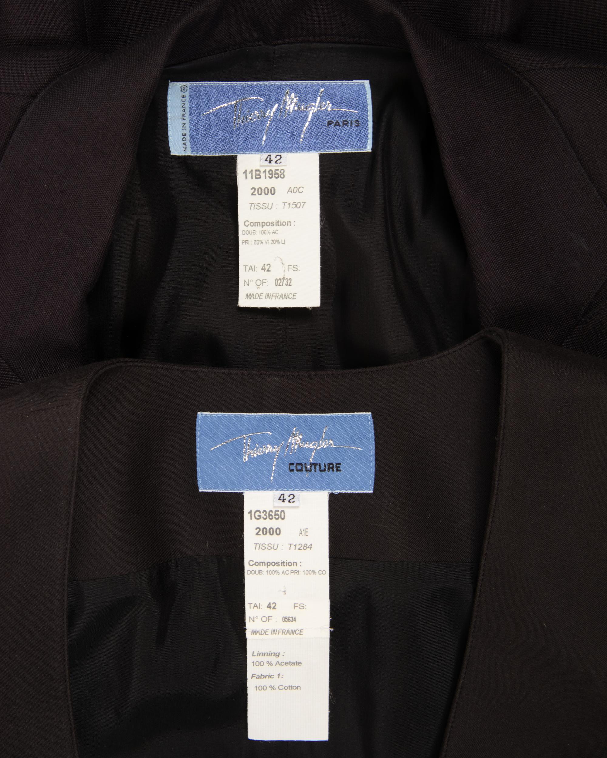 Two Thierry Mugler Two-Piece Suits, 1985-95