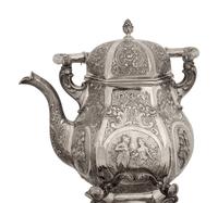 A German Silver Five-Piece Tea and Coffee Service