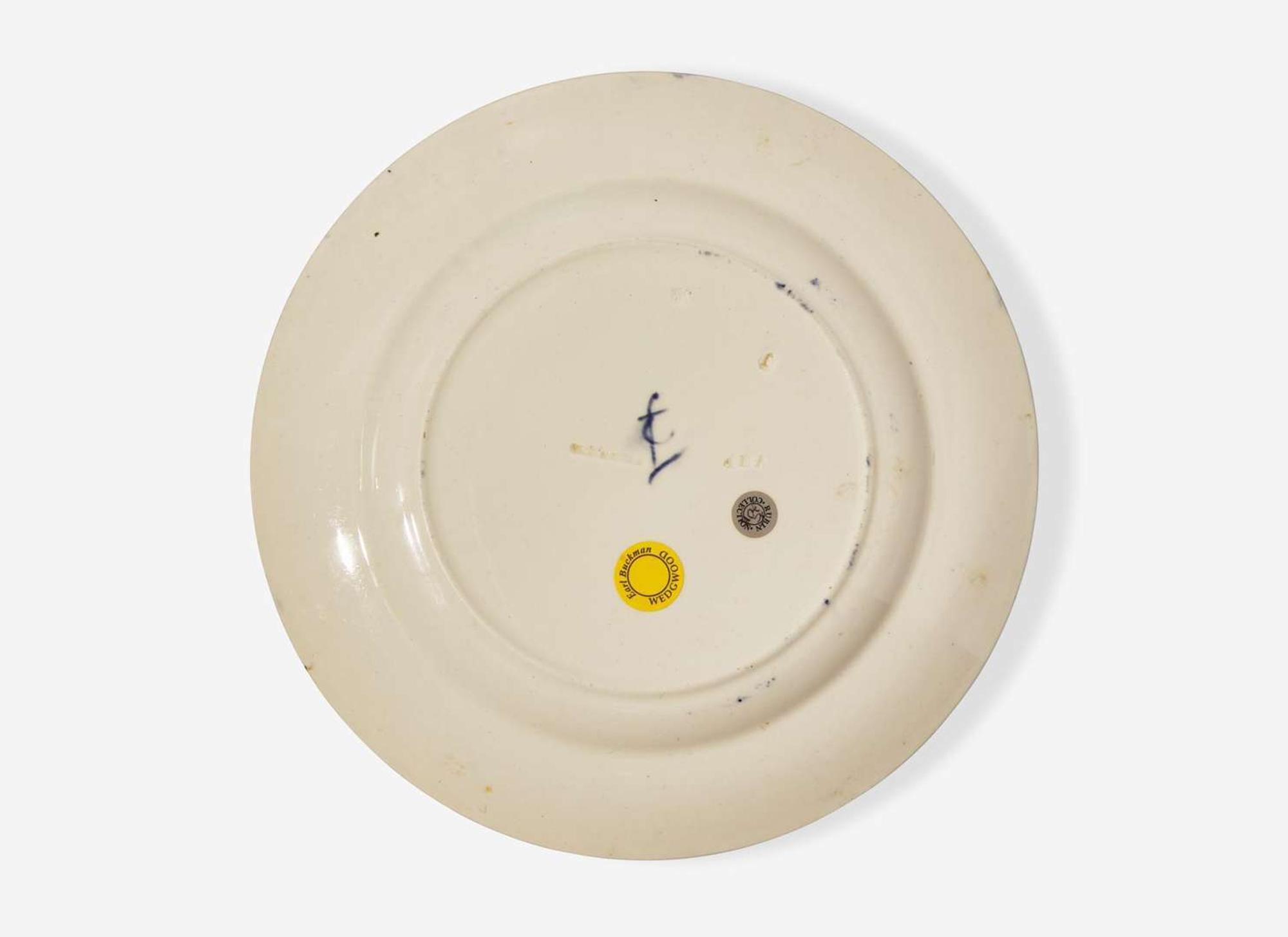 A Wedgwood Thérèse Lessore Decorated Queensware Plate, UK, circa 1924