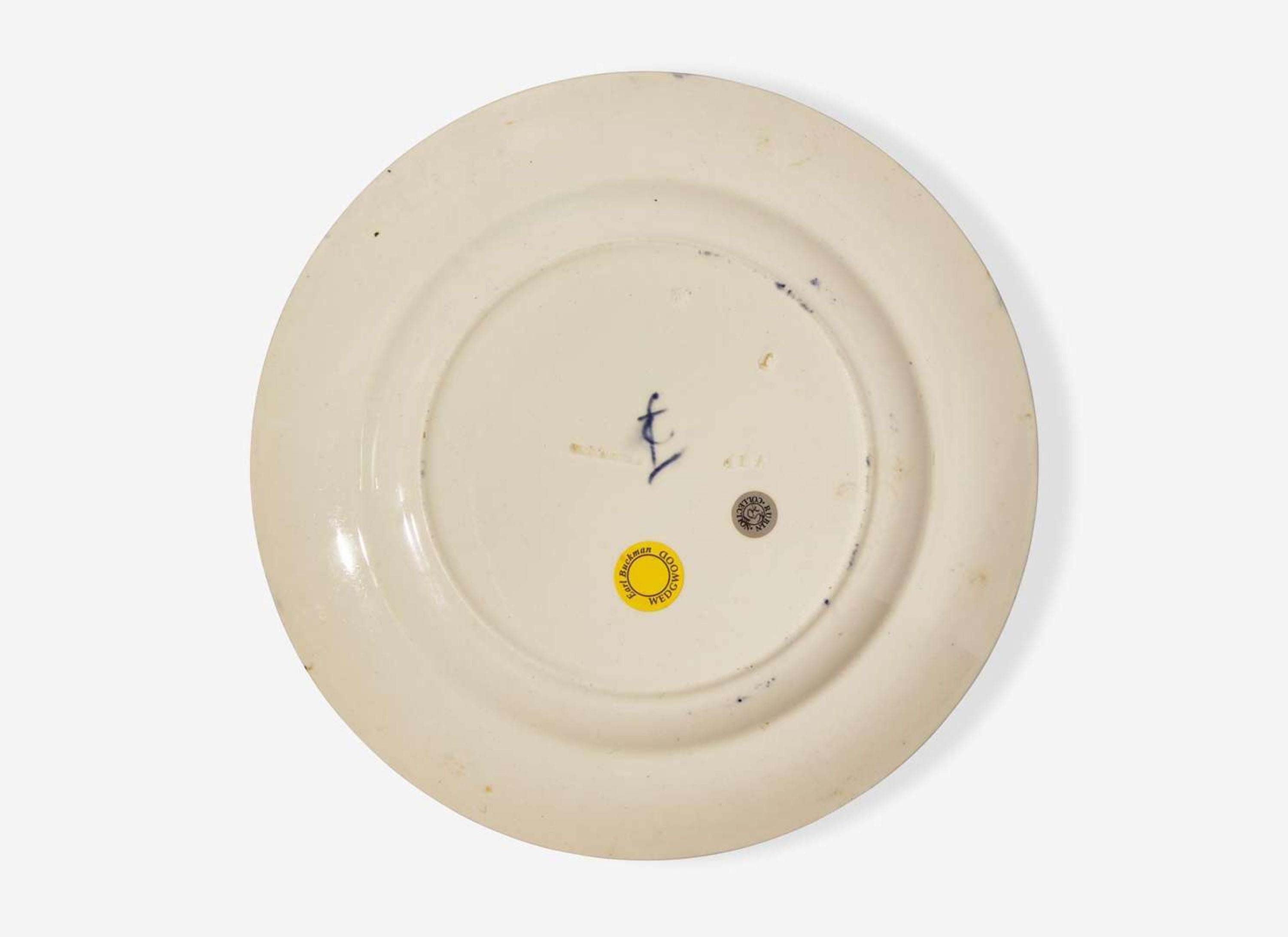 A Wedgwood Thérèse Lessore Decorated Queensware Plate, UK, circa 1924