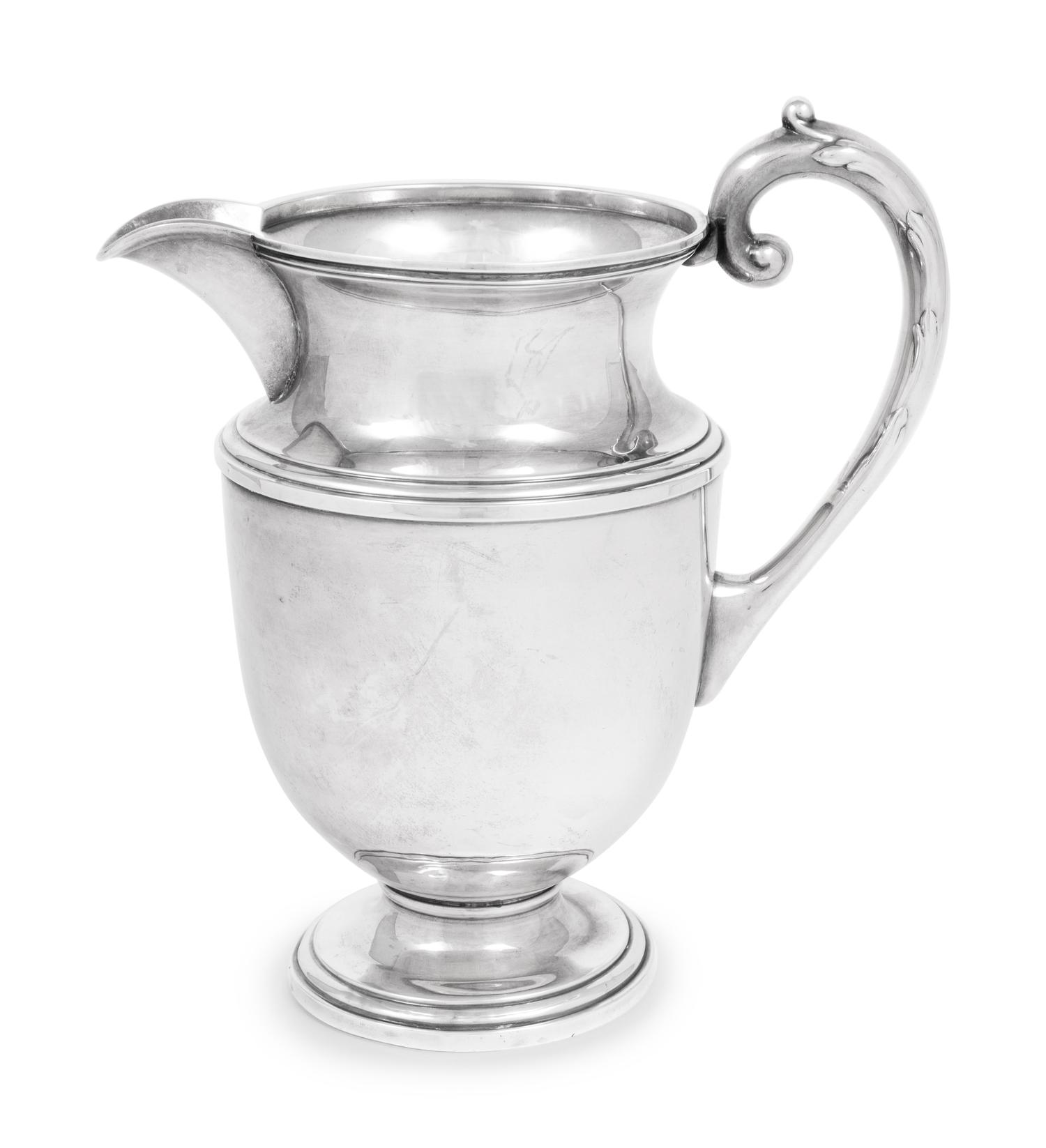 An American Silver Water Pitcher