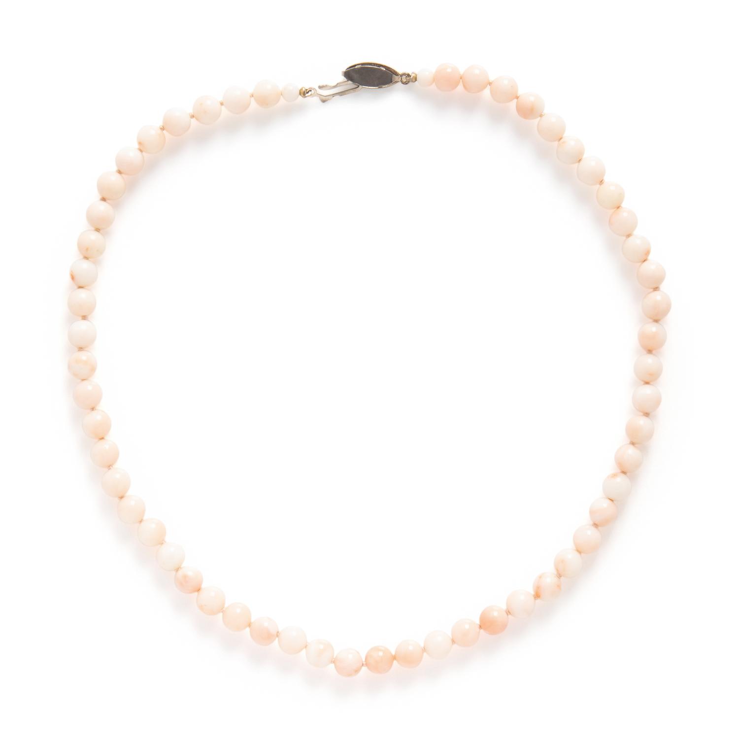 Two Coral Bead Necklaces