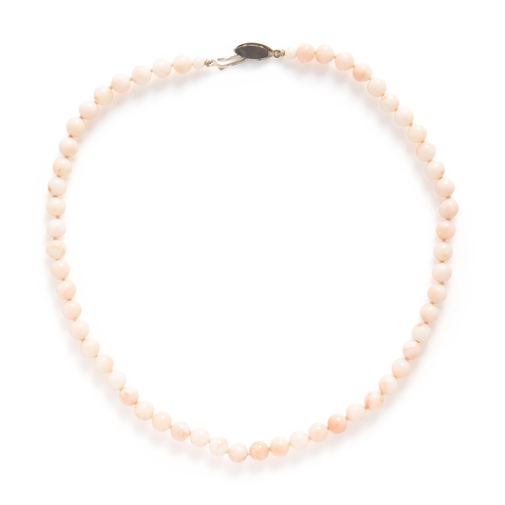 Two Coral Bead Necklaces