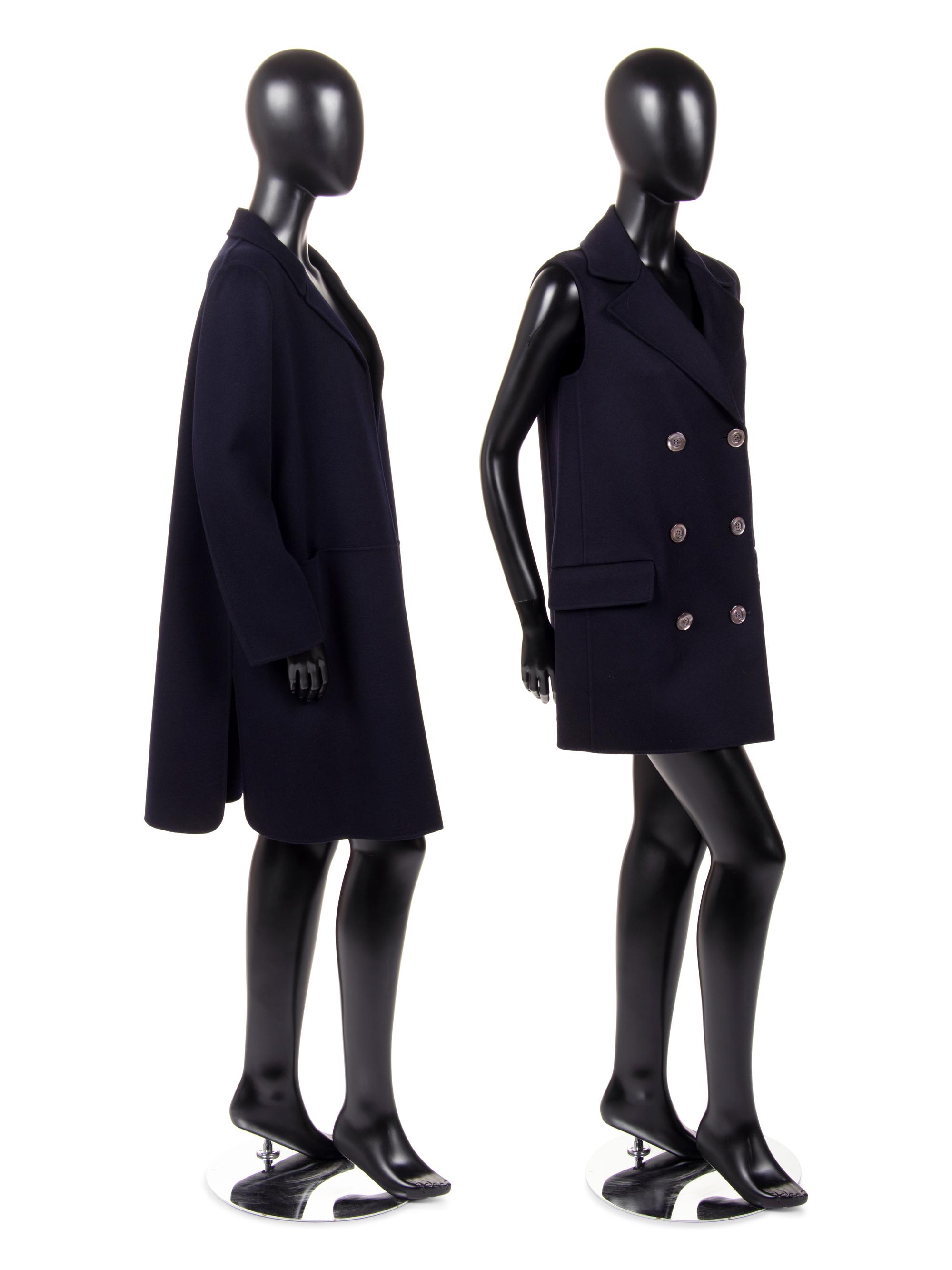Two Designer Cashmere Jackets: One Christian Dior, One Giorgio Armani