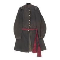 Civil War to Indian Wars Era Private Purchase Officers Frock Coat with Infantry 1st Lieutenant's Shoulder Straps & Sash