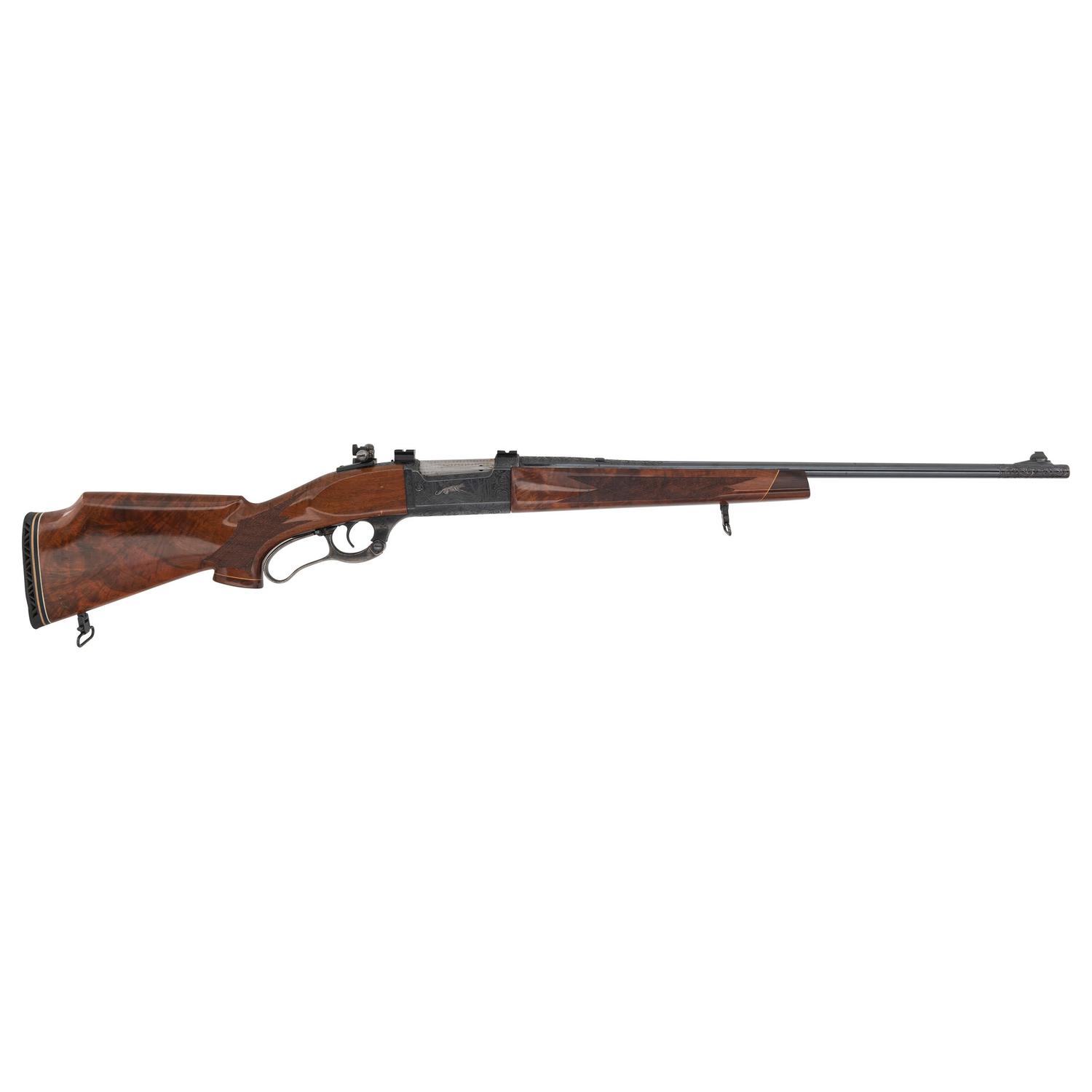 ** Custom Engraved Savage Model 99 with Olympic Peep Sight