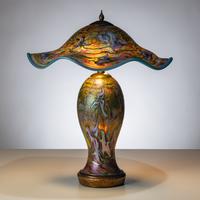 Charles Lotton (American, 1935–2021) — Pastel Cypriot Lamp, 2009