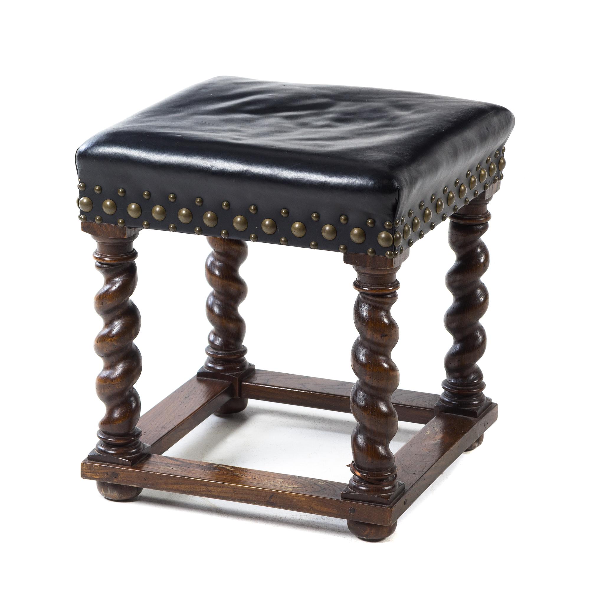 A Renaissance Revival Style Stool Width 18 inches. — 20TH CENTURY