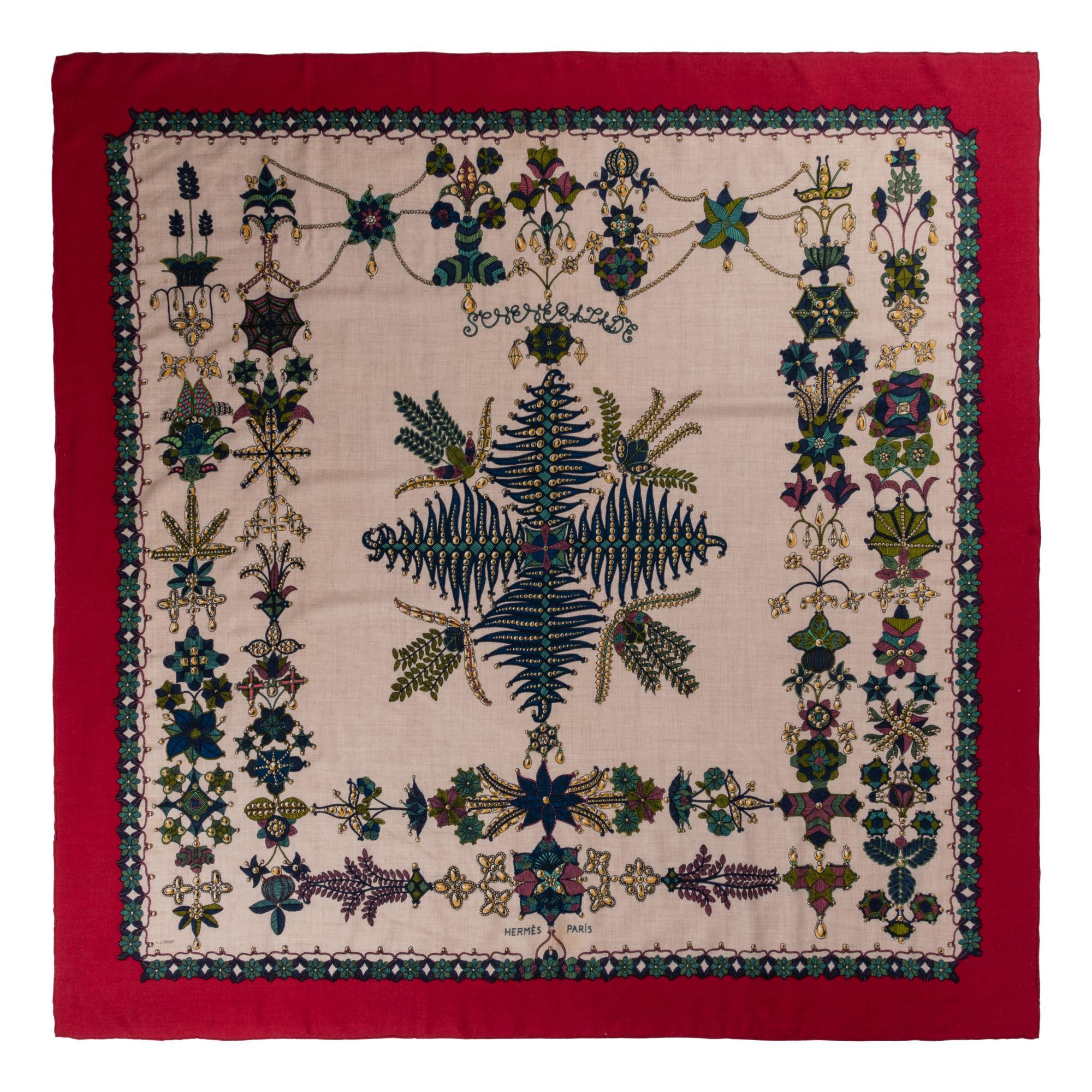 Hermès Cashmere/Silk Scarf