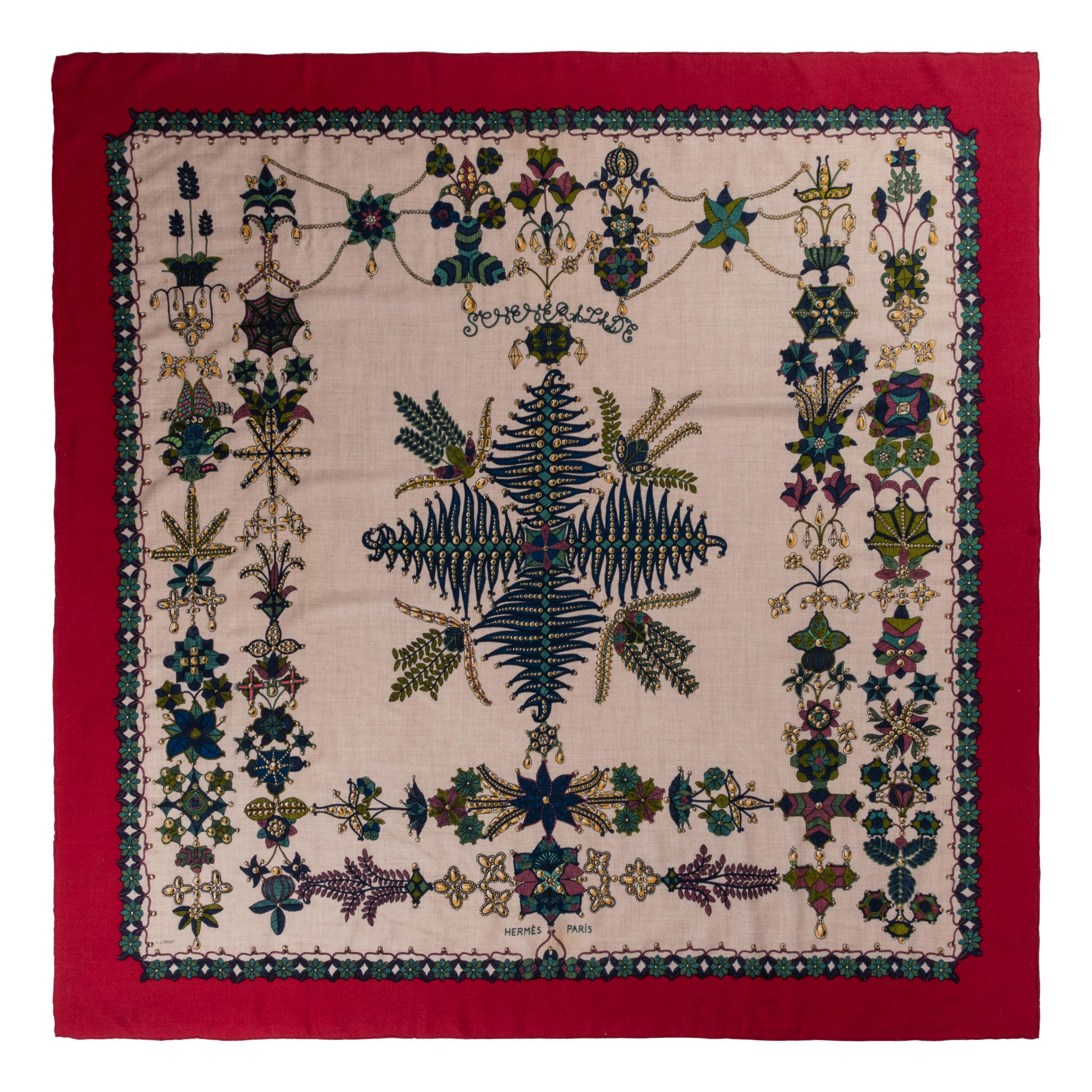 Hermès Cashmere/Silk Scarf