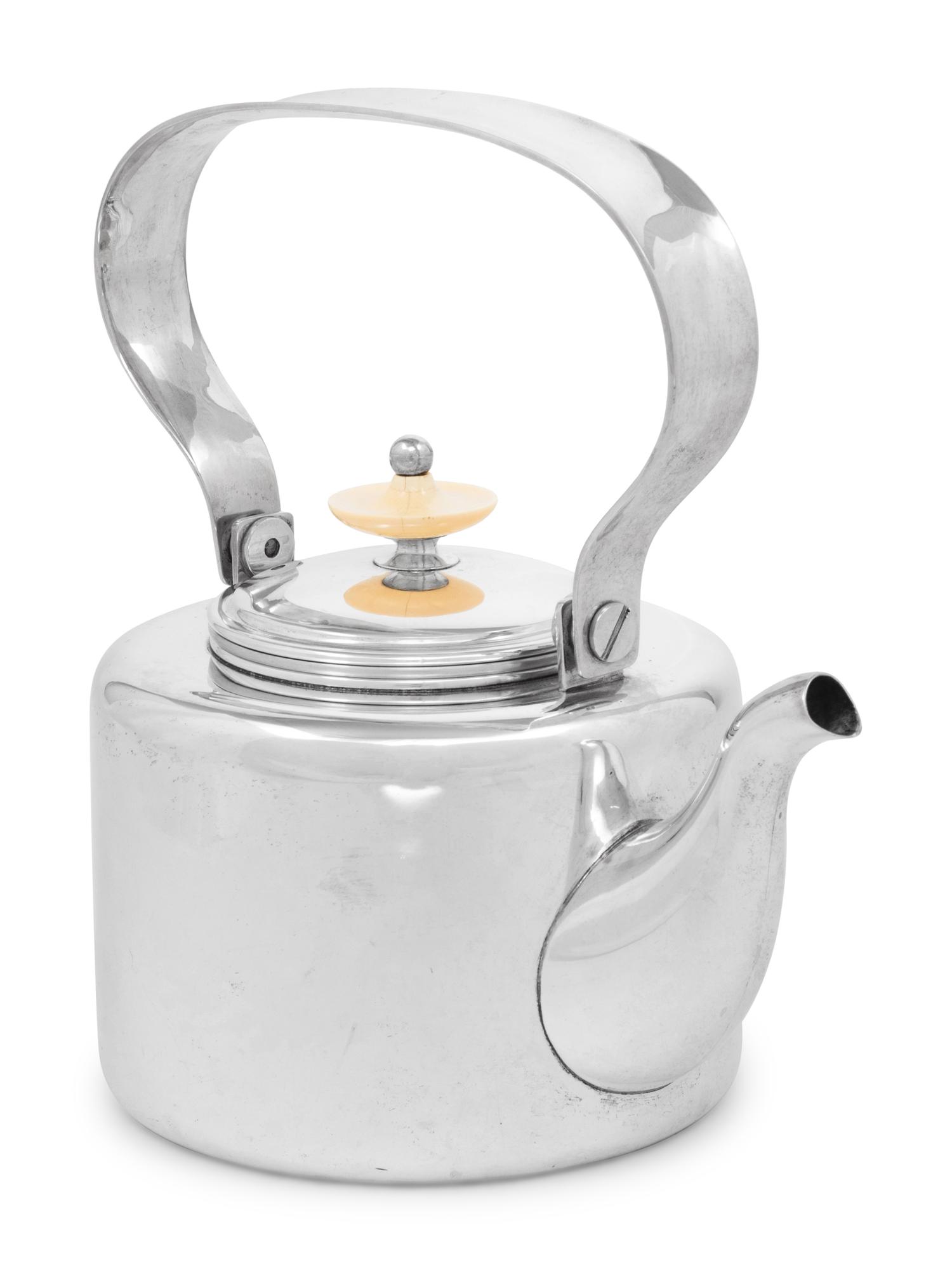 An Allan Adler Silver Tea Kettle