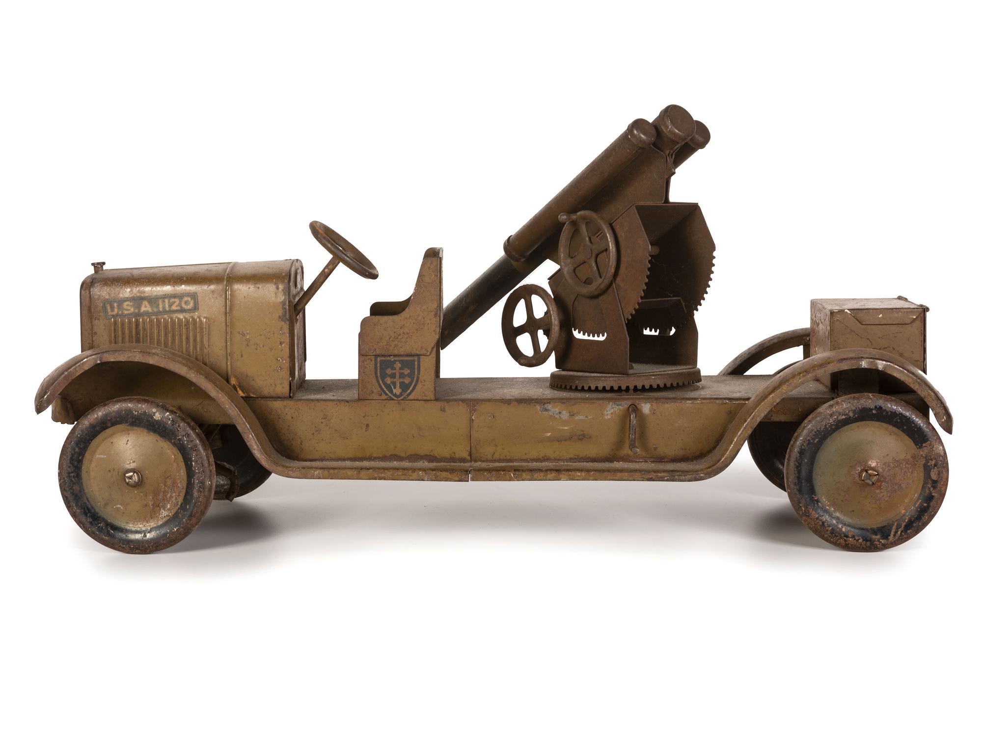 A Pressed Steel 'Sonny' U.S.A. 1120 Anti-Aircraft Truck