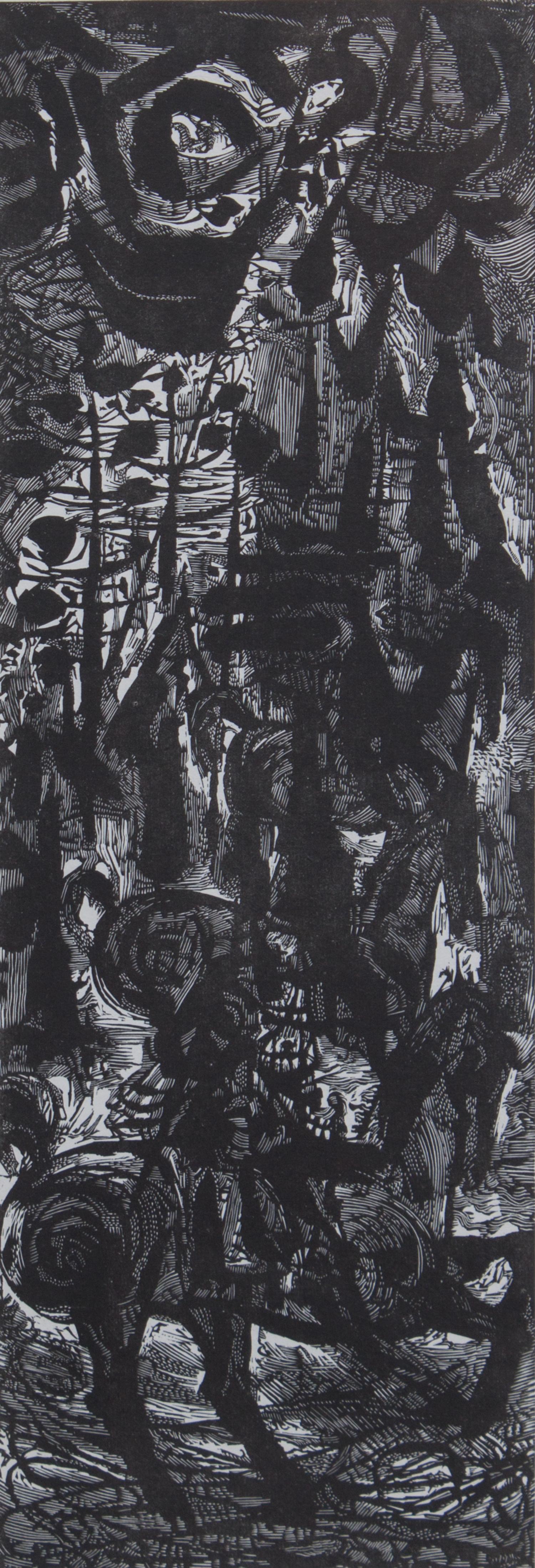 Misch Kohn, (American, 1916-2002), Three Kings, 1957 and Processional, 1955 (two works)