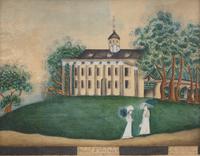 American School 19th Century, View Of Mt. Vernon